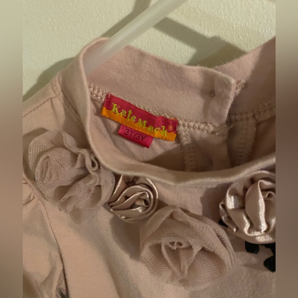 Kate Mack Pretty dusty pick long shirt/dress in size 3t - Picture 4 of 5